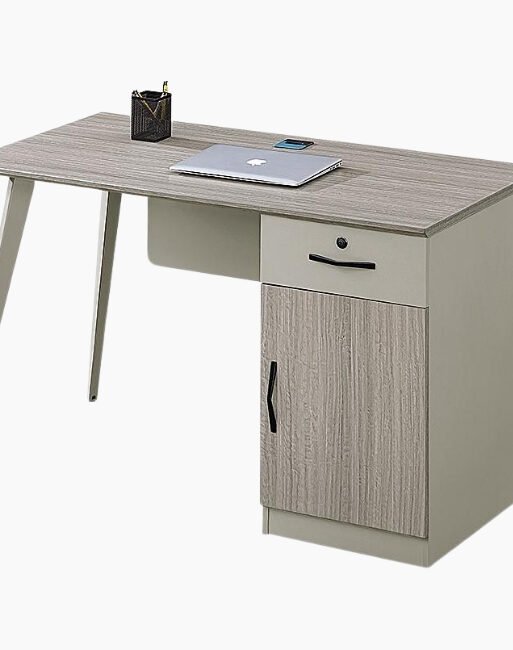 Compact Office Desk with Storage Pedestal