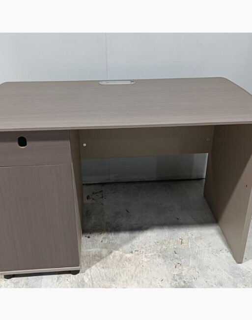 Compact Office Desk with Lockable Storage Pedestal