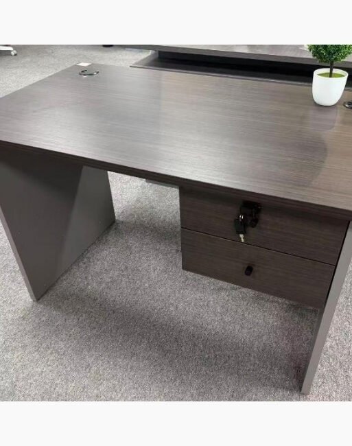 Compact Office Work Desk with Lockable Pedestal