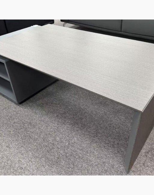 Rectangular Office Coffee Table with Open Storage