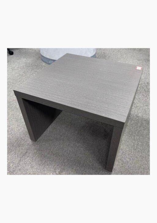 Square Office Coffee Table with Panel-Leg Design